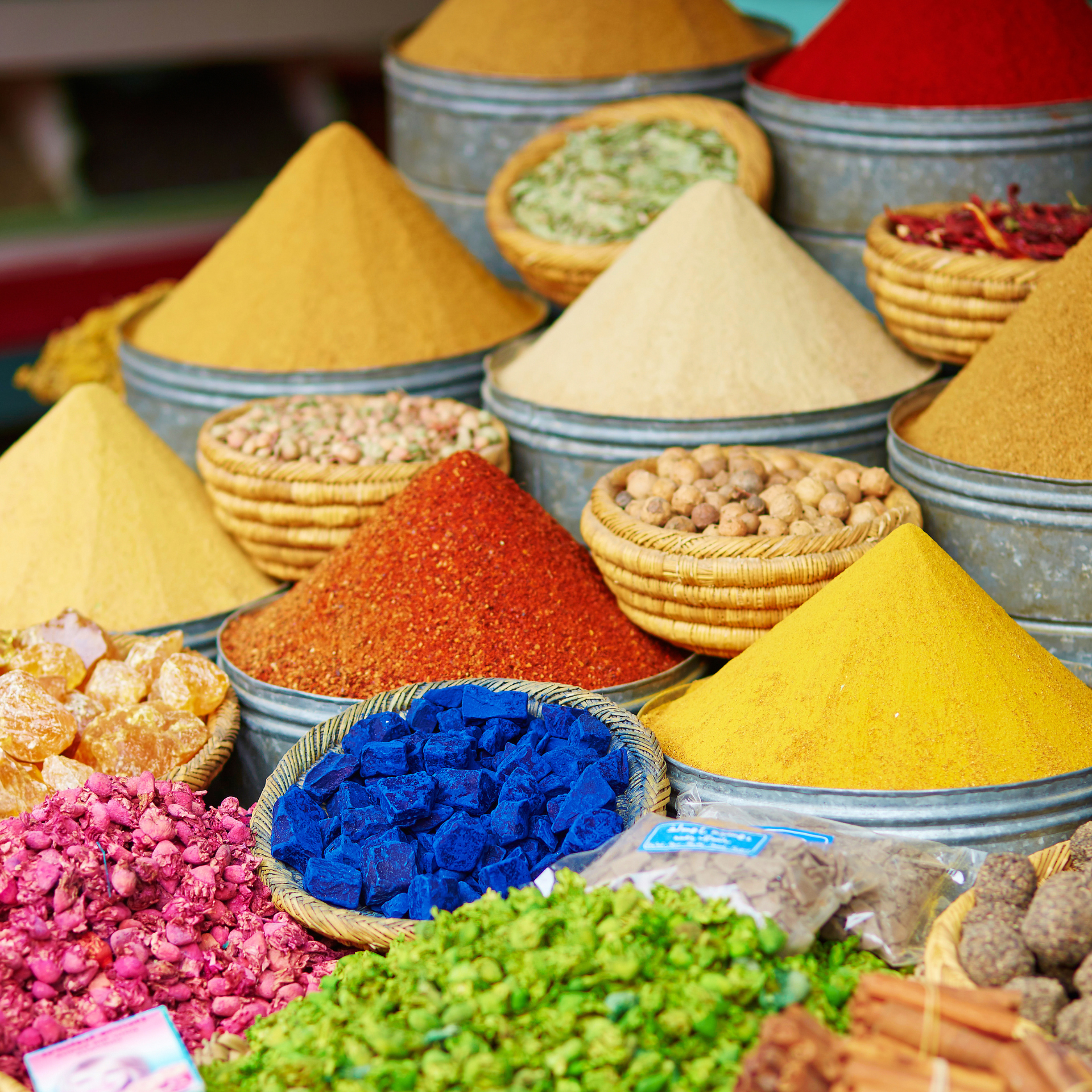 Especias arabes Mercado arabe