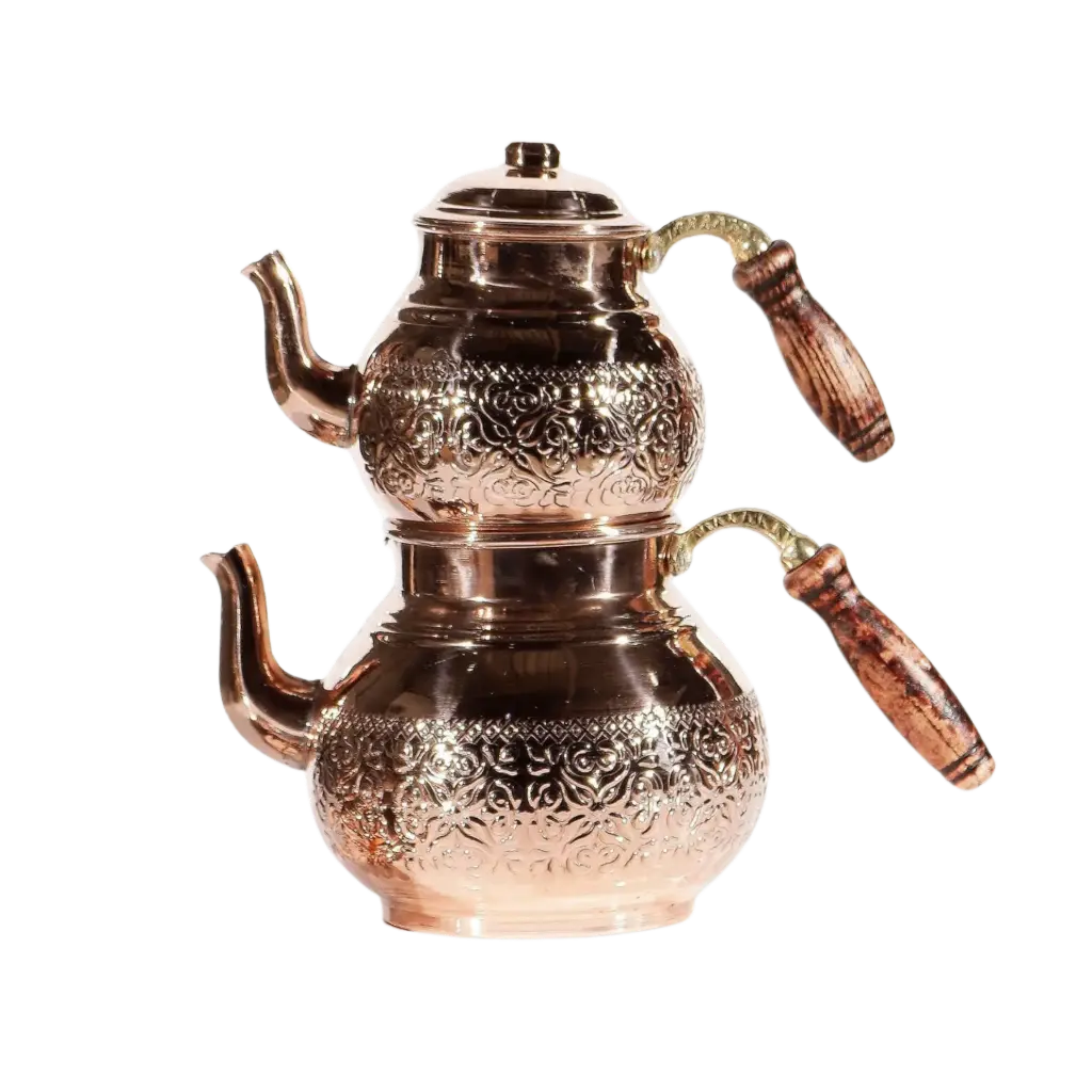 Tetera cobre doble G