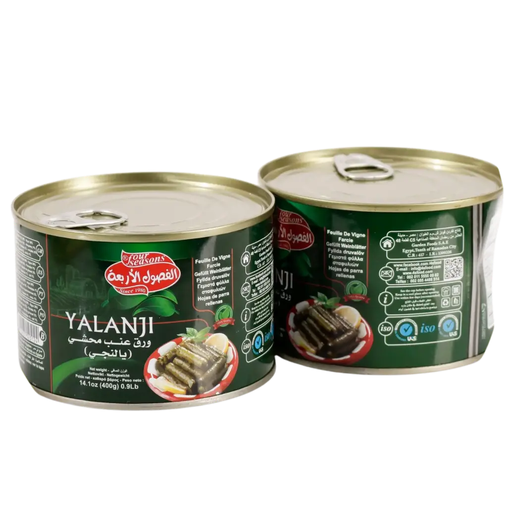 Hojas de parra vegana caja 12 unid 400grs