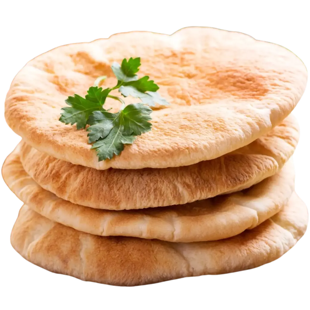 Pan pita árabe casero 2 unid