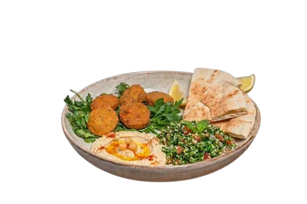 Plato falafel